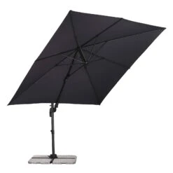 Schneider Sonnenschirm Rhodos Eco Twist, 270 X 270 Cm -Gartengeschäft 3910502975 Sonnenschirm Rhodos eco TWIST ca.270x270cm anthrazit5 71335