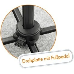 Schneider Sonnenschirm Rhodos Eco Twist, 270 X 270 Cm -Gartengeschäft 3910502975 Sonnenschirm Rhodos eco TWIST ca.270x270cm anthrazit9 71331