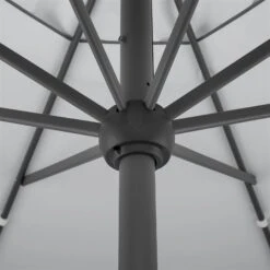 Schneider Sonnenschirm 'Adria', Ø 300 Cm -Gartengeschäft 3910503171 Sonnenschirm Adria silbergrau 2 91675