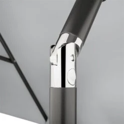 Schneider Sonnenschirm 'Adria', Ø 300 Cm -Gartengeschäft 3910503171 Sonnenschirm Adria silbergrau 4 91673