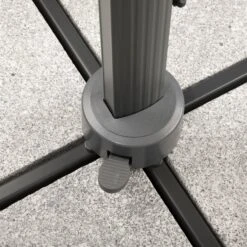 Sonnenschirm 'Rhodos Grande', Ø 400 Cm, Natur -Gartengeschäft 3910503201 Sonnenschirm Rhodos Grande natur 10 91539