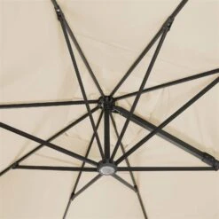 Sonnenschirm 'Rhodos Grande', Ø 400 Cm, Natur -Gartengeschäft 3910503201 Sonnenschirm Rhodos Grande natur 3 91543