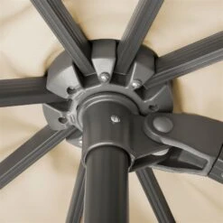 Sonnenschirm 'Rhodos Grande', Ø 400 Cm, Natur -Gartengeschäft 3910503201 Sonnenschirm Rhodos Grande natur 6 91542