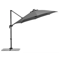 Schneider Sonnenschirm 'Rhodos Blacklight', Mit LEDs, Anthrazit, Ø 300 Cm 18 Schneider Sonnenschirm 'Rhodos Blacklight', Mit LEDs, Anthrazit, Ø 300 Cm -Gartengeschäft 3910503203 Sonnenschirm Rhodos Blacklight anthrazit 13 91557