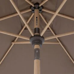 Doppler Kurbelschirm 'Alu-Wood Ultra', Ca. 210 X 140 Cm -Gartengeschäft 3910503240 Kurbelschirm Alu Wood Ultra 6 99062