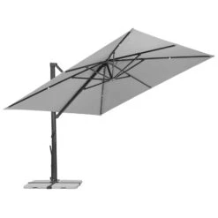 Sonnenschirm 'Rhodos Smart', Ca. 300 X 300 Cm -Gartengeschäft 3910503269 Sonnenschirm Rhodos Smart silbergrau 14 103228