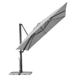 Sonnenschirm 'Rhodos Smart', Ca. 300 X 300 Cm -Gartengeschäft 3910503269 Sonnenschirm Rhodos Smart silbergrau 17 103227