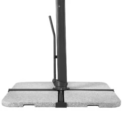 Sonnenschirm 'Rhodos Smart', Ca. 300 X 300 Cm -Gartengeschäft 3910503269 Sonnenschirm Rhodos Smart silbergrau 4 103239