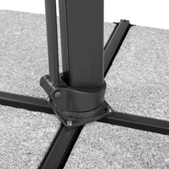 Sonnenschirm 'Rhodos Smart', Ca. 300 X 300 Cm -Gartengeschäft 3910503269 Sonnenschirm Rhodos Smart silbergrau 7 103238