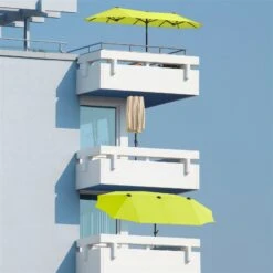 Sonnenschirm 'Salerno', Silbergrau, Ca. 300 X 150 Cm -Gartengeschäft 3910503334 Sonnenschirm Salerno ca 300x150cm silbergrau 18 119229