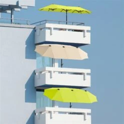 Sonnenschirm 'Salerno', Silbergrau, Ca. 300 X 150 Cm -Gartengeschäft 3910503334 Sonnenschirm Salerno ca 300x150cm silbergrau 1 1 119223