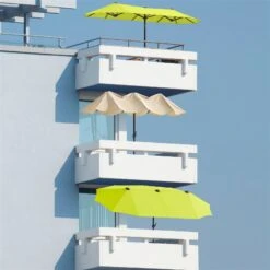 Sonnenschirm 'Salerno', Silbergrau, Ca. 300 X 150 Cm -Gartengeschäft 3910503334 Sonnenschirm Salerno ca 300x150cm silbergrau 22 119226