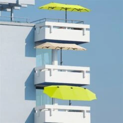 Sonnenschirm 'Salerno', Silbergrau, Ca. 300 X 150 Cm -Gartengeschäft 3910503334 Sonnenschirm Salerno ca 300x150cm silbergrau 23 119225