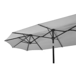 Sonnenschirm 'Salerno', Silbergrau, Ca. 300 X 150 Cm -Gartengeschäft 3910503334 Sonnenschirm Salerno ca 300x150cm silbergrau 5 119220