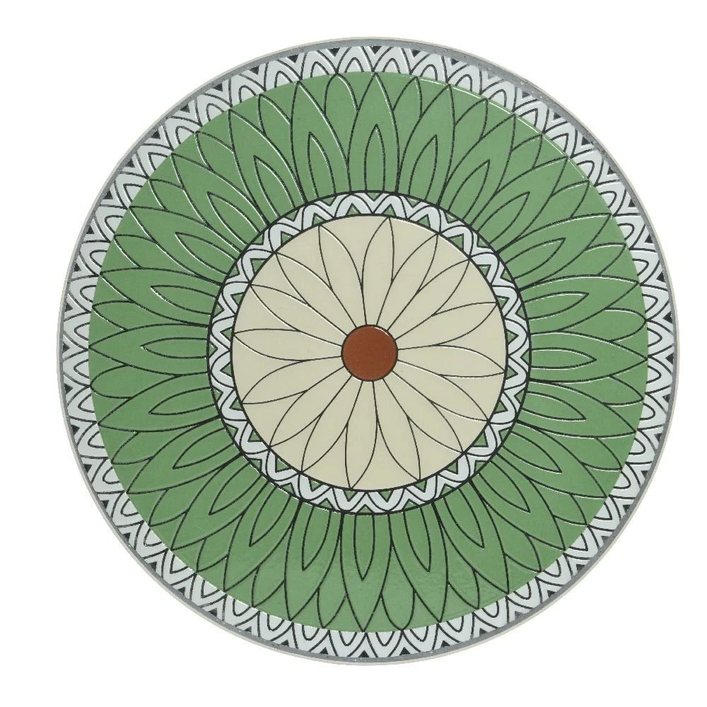 Bistro-Klapptisch 'Vigo', Grün Mit Blumenmosaik 2 Bistro-Klapptisch 'Vigo', Grün Mit Blumenmosaik – Bild 2