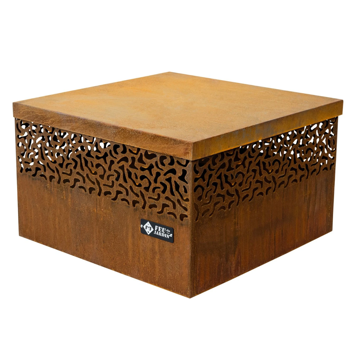 Edelstahl-Feuerstelle 'CUBE 500', Rost, 45 X 75 X 75 Cm 1 Edelstahl-Feuerstelle 'CUBE 500', Rost, 45 X 75 X 75 Cm