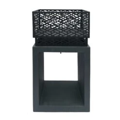 Feuerschale 'Malung', Granit, 35 X 35 X 46 Cm