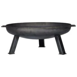 Feuerschale, Rund, Schwarz -Gartengeschäft 3920150155 Rustikale Feuerschale L aus Eisen ca 100cm rund 2 118586