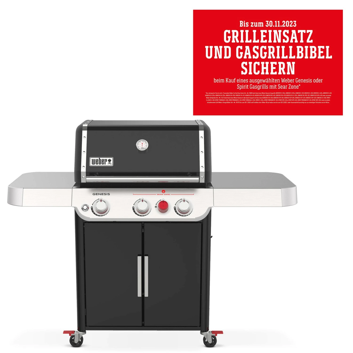 Weber Gasgrill 'Genesis E-325s', Schwarz 1 Weber Gasgrill 'Genesis E-325s', Schwarz