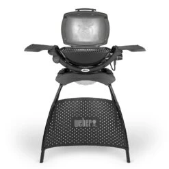 Elektrogrill Weber® Q® 1400 Stand, Dunkelgrau Mit Seitentischen -Gartengeschäft 3920300076 elektrogrill q 1400 stand 2 124465