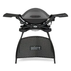 Elektrogrill Weber® Q® 2400 Stand Dunkelgrau Mit Seitentischen -Gartengeschäft 3920300077 elektrogrill q 2400 stand 1 1 124469