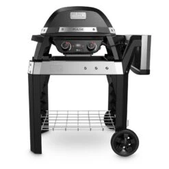 Weber® Elektrogrill Pulse 2000 Schwarz, Mit Rollwagen
