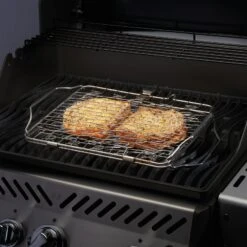 Napoleon Fisch- Und Gemüsehalter Klappbar, Ca. 40,1x26,2x8,6 Cm -Gartengeschäft 3920501626 57012 expandable grill basket in use grill cheese on grill 41374