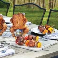 Napoleon Edelstahlspieße, 8 Stück -Gartengeschäft 3920501630 70015 in use outdoors 41370