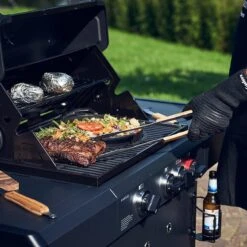 Praktischer Enders Flaschenhalter "Grill Mags" Mit Magnethalterung -Gartengeschäft 3920501716 Flaschenhalter Grill Mags schwarz 11x10 5x17cm 50529