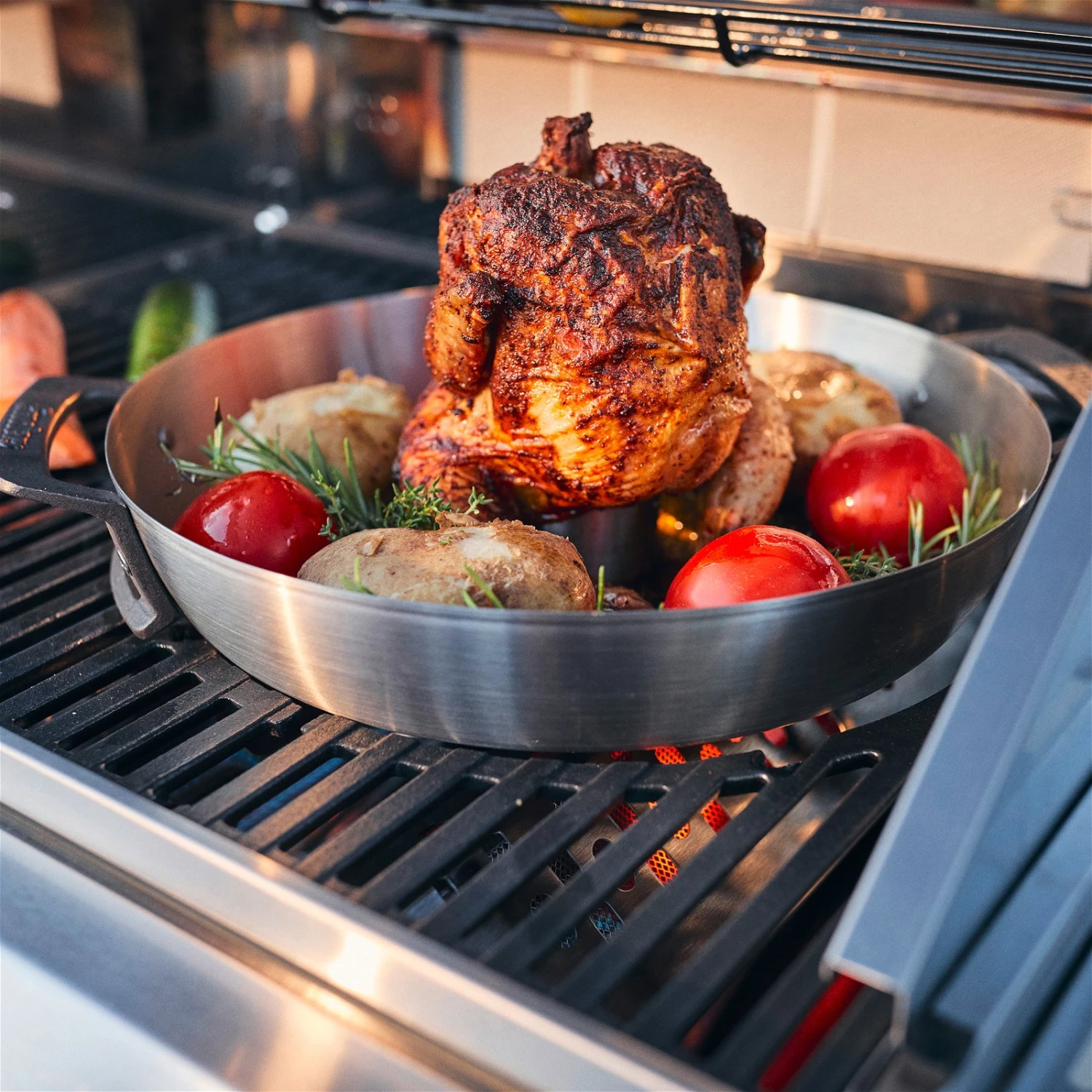 SWITCH GRID™ Geflügelbräter, Grau, Edelstahl, 8 X 40,5 X 33 Cm 3 SWITCH GRID™ Geflügelbräter, Grau, Edelstahl, 8 X 40,5 X 33 Cm – Bild 3