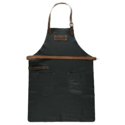 Lederschürze 'Nappa' Schwarz, Gr. 2