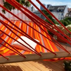 LA SIESTA Doppel-Stabhängematte 'Alisio' -Gartengeschäft 3940200310 Doppel Stabhaengematte Alisio Tucan wetterbestaendig 3 86059