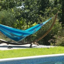 LA SIESTA Hängematte 'Modesta', Lagoon -Gartengeschäft 3940200333 Doppel Haengematte Modesta Lagoon Bio Baumwolle 2 106099