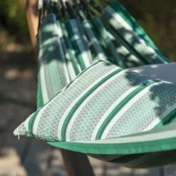 LA SIESTA Hängematte 'Modesta', Agave, Doppel - L 350 X B 160 Cm -Gartengeschäft 3940200338 Doppel Haengematte Modesta Agave Bio Baumwolle 2 106116