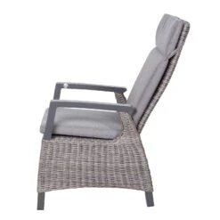 Kölle Sessel 'Bremen', Verstellbare Rückenlehne, Alu, Kunstrattan, 109 X 72 Cm -Gartengeschäft 3950100979 Geflechtsessel Bremen Koelle braun inkl Auflage Ruecken verstellbar9 70306