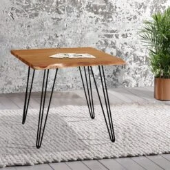 BRONX Esstisch, Akazie, Ca. 80 X 80 X 77 Cm