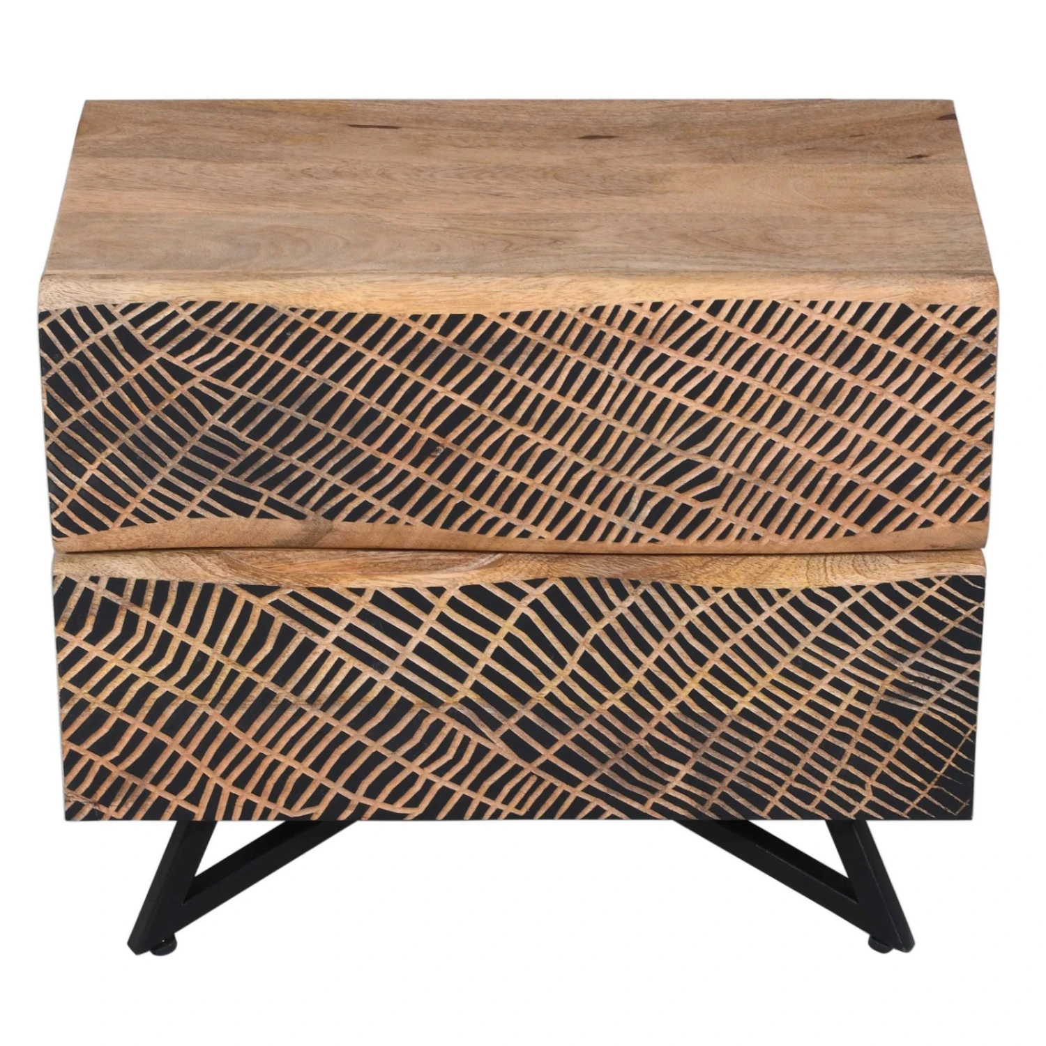 NEPTUN Nachtkästchen, Natur, Mango, Ca. 57 X 32 X 50 Cm 5 NEPTUN Nachtkästchen, Natur, Mango, Ca. 57 X 32 X 50 Cm – Bild 5