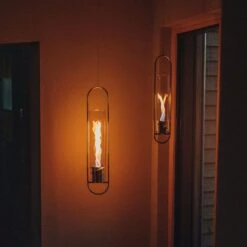 SPIN 90 Hängefeuer, Silber, Edelstahl, 60 X 13 X 9 Cm -Gartengeschäft 3990100170 SPIN 90 Haengefeuer silber inkl einer Nachfuelldose 4 100350