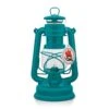 Feuerhand Sturmlaterne 'Baby Special 276', Teal Blue, 26,5 X 13,5 X 15 Cm
