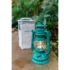 Feuerhand Sturmlaterne 'Baby Special 276', Teal Blue, 26,5 X 13,5 X 15 Cm -Gartengeschäft 3990100202 feuerhand sturmlaterne 2 121856