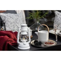 Feuerhand Sturmlaterne 'Baby Special 276', Reinweiß, 26,5 X 13,5 X 15 Cm -Gartengeschäft 3990100203 feuerhand sturmlaterne 1 1 121862