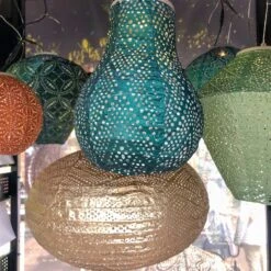 Solarlaterne 'Oval 40', Gold, Ø 40 X 27 Cm -Gartengeschäft 72462 hersteller 111360 1