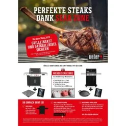 Weber Gasgrill 'Genesis E-325s', Schwarz 8 Weber Gasgrill 'Genesis E-325s', Schwarz -Gartengeschäft Weber Sear Zone Kampagne 126978 3